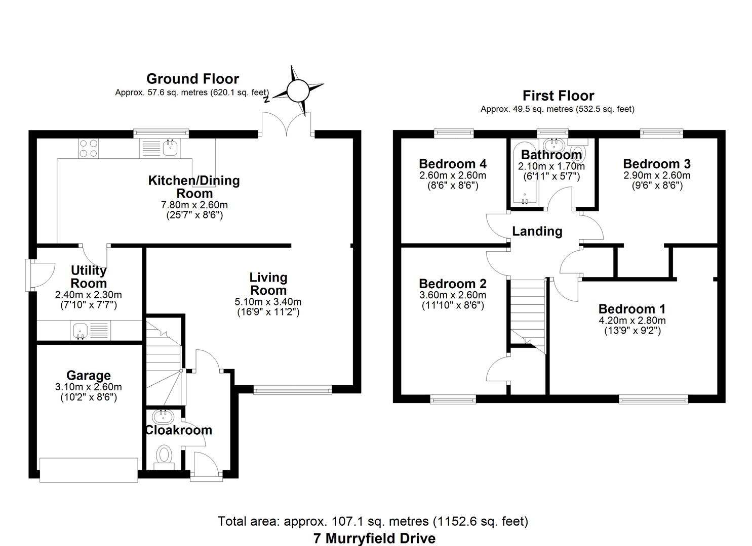 Property details for Murrayfield Drive, Willaston, Cheshire Offers In The Region Of £347,500 Vebra